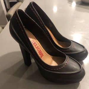 True Religion brown heels